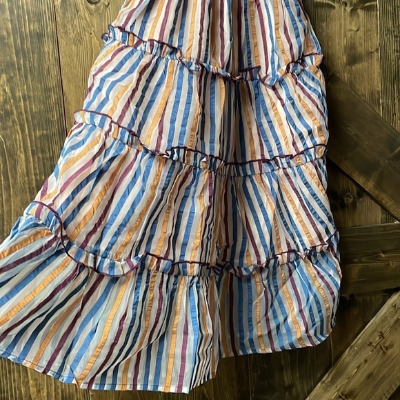 TULAROSA Ingrid Dress In Navy Multi - Picture 7 of 15